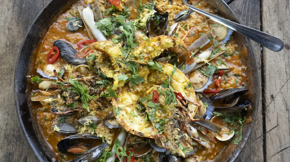 riso ai frutti di mare delle Azzorre