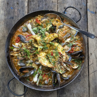 riso ai frutti di mare delle Azzorre