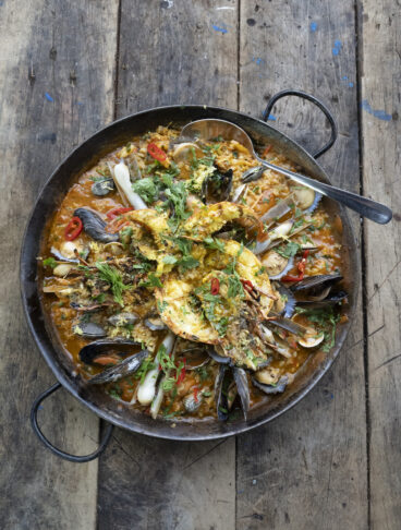 riso ai frutti di mare delle Azzorre