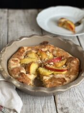 Crostata rustica con pesche