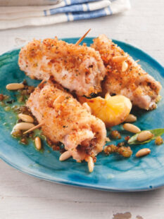 Involtini di pesce spada al limone e pecorino