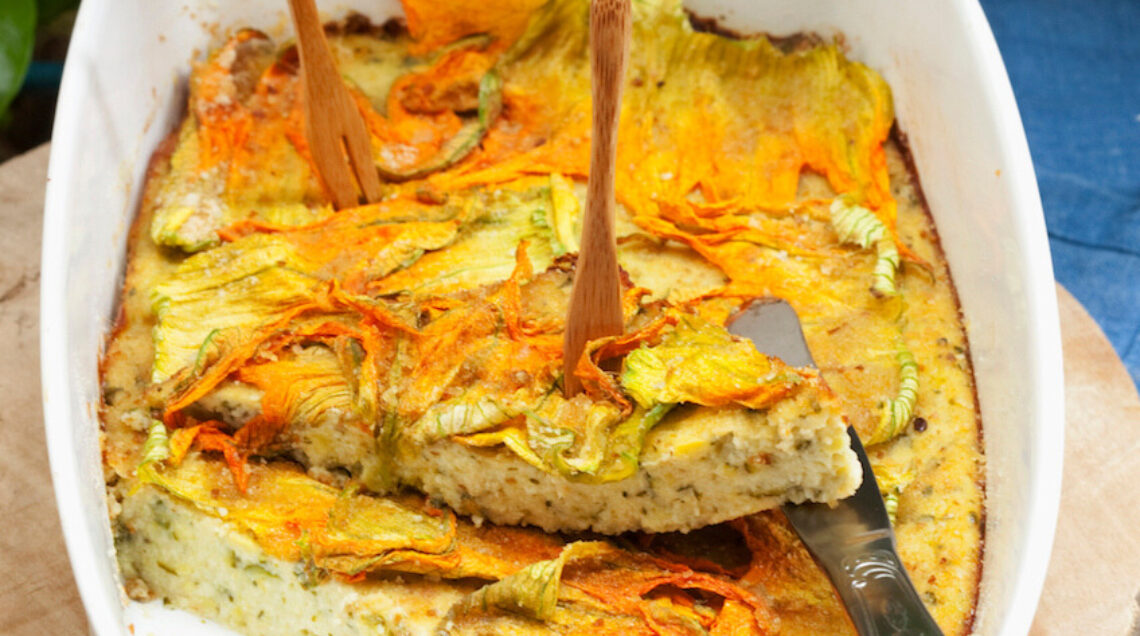 Polpettone di zucchine alle erbe