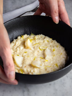 Risotto al baccalà mantecato