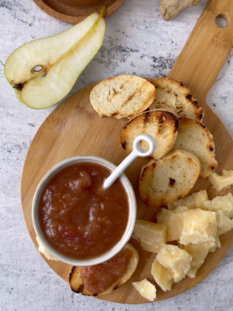 chutney di pere e zenzero