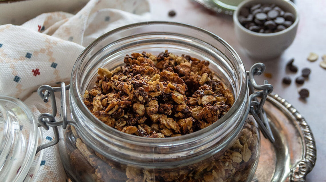 Granola in friggitrice ad aria