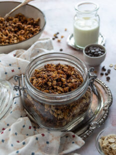Granola in friggitrice ad aria