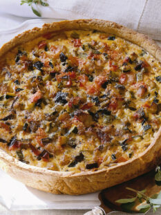 Crostata alla ratatouille