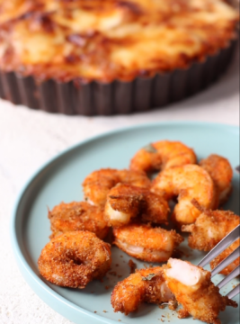 Parmigiana e gamberetti