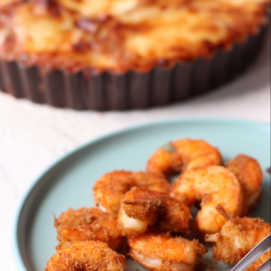 Parmigiana e gamberetti