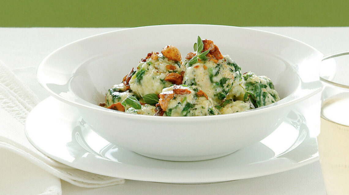 Gnocchetti di ricotta alla maggiorana