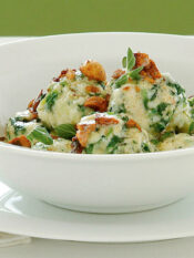 Gnocchetti di ricotta alla maggiorana