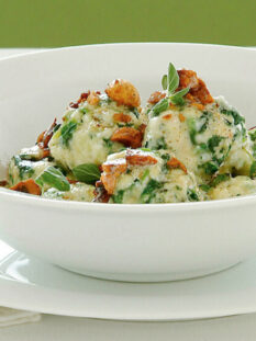 Gnocchetti di ricotta alla maggiorana