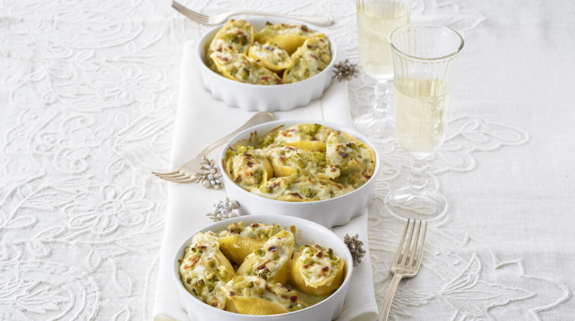Conchiglioni ai broccoli e ricotta