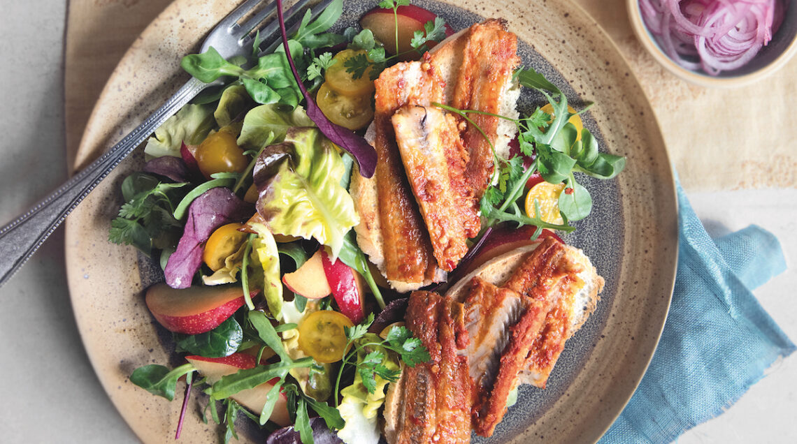 Anguilla affumicata in insalata