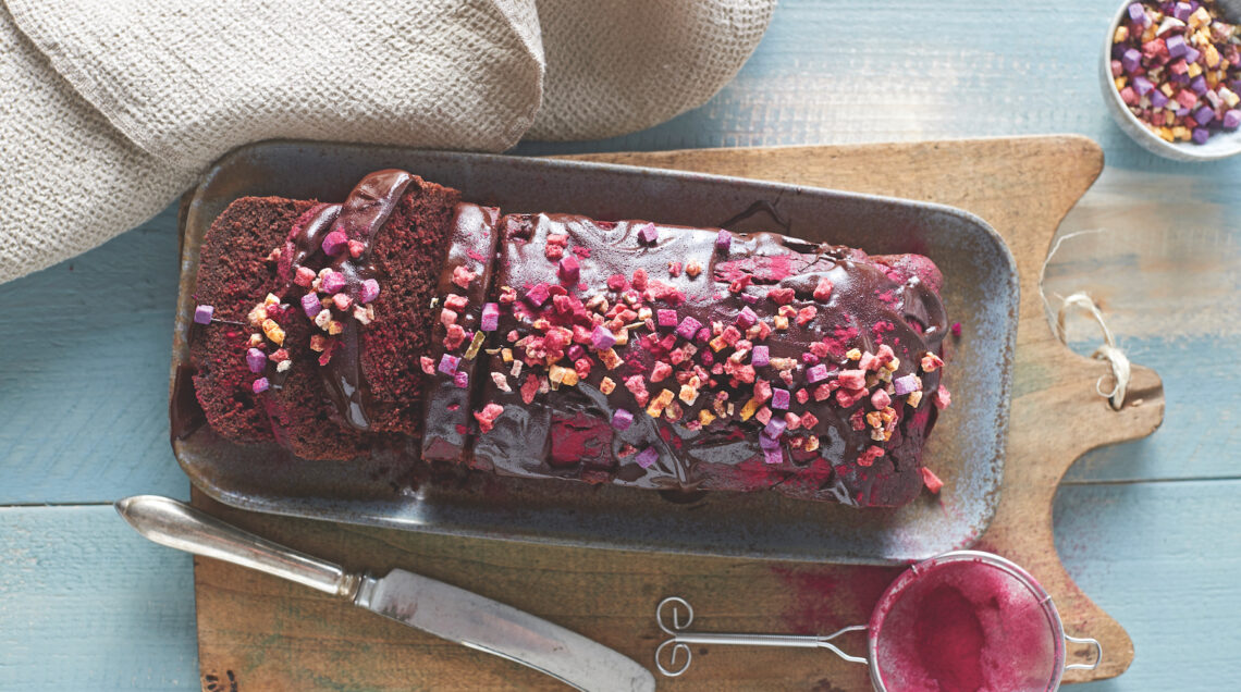 Cake al cioccolato e barbabietole