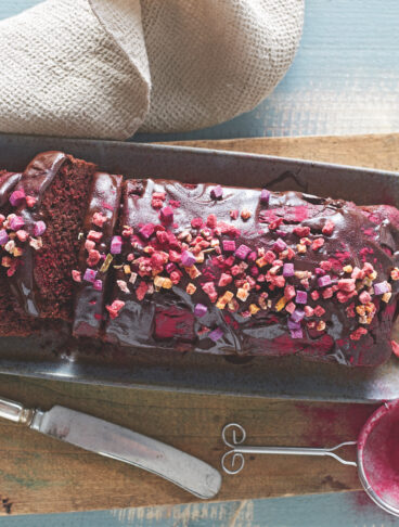 Cake al cioccolato e barbabietole