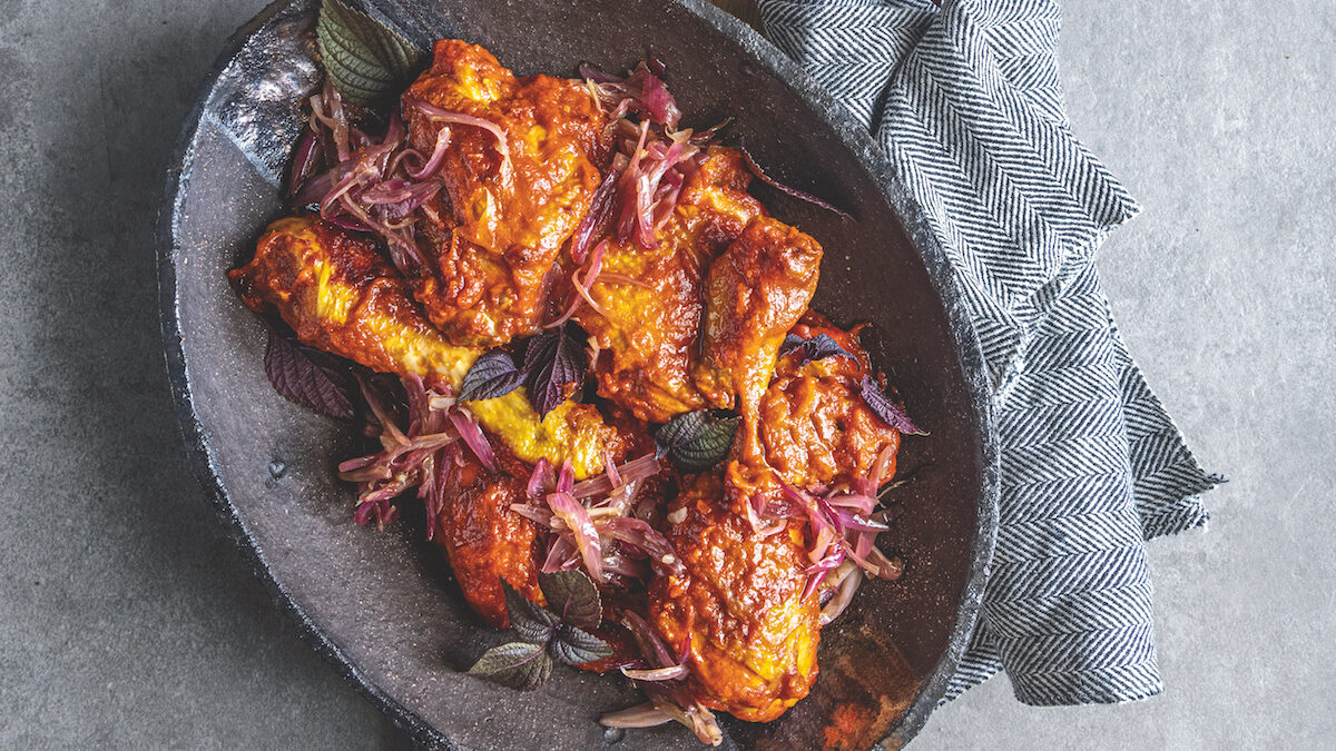 Pollo ai due aceti con pomodoro