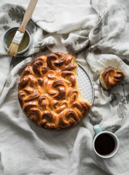 Brioche miele e fiori d'arancio