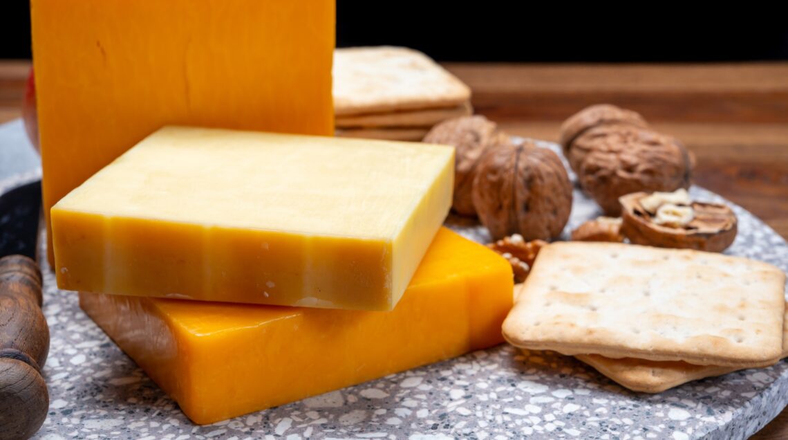 Cheddar cheese from England