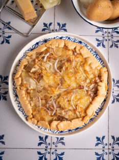 Galette ai finocchi, patate, cipolla e fontina