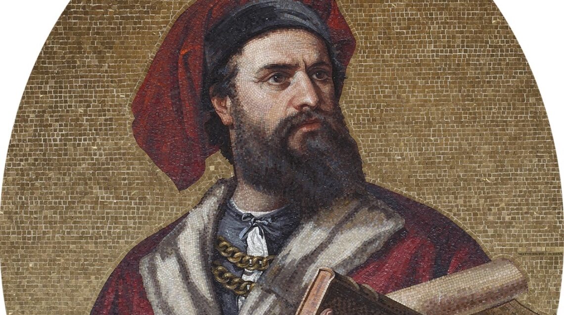 Marco Polo Mosaic_from_Palazzo_Tursi