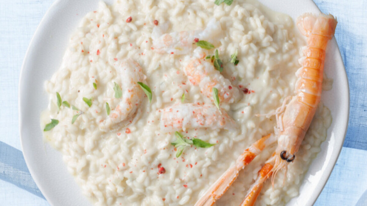 Risotto di mare alla maggiorana