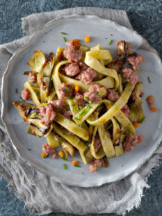 Scialatielli Con Pasta Di Salame E Carciofi - Modificata