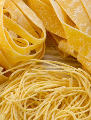 fettuccine, pappardelle, tagliolini