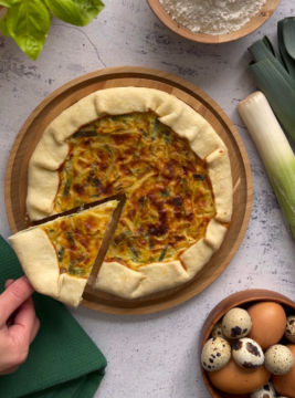 quiche porri e crescenza