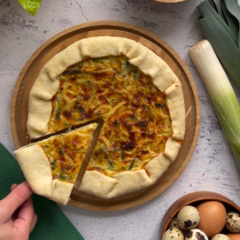 quiche porri e crescenza