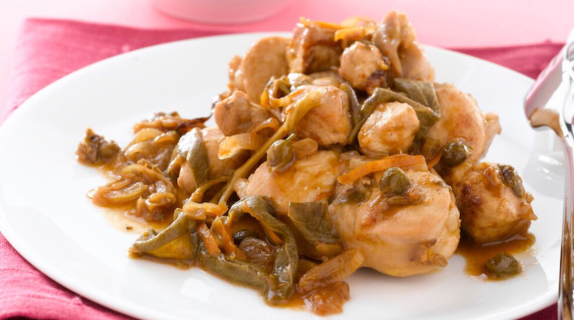 Sella di coniglio all'arancia e semi di finocchio