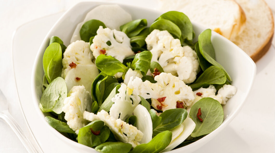 Insalata di cavolfiore e topinambur