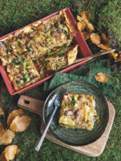 Millefoglie di pasta fresca con la verza