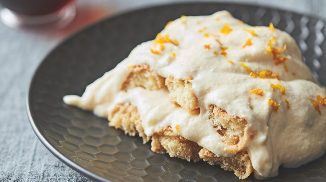 Tiramisù al tè rosso cinese