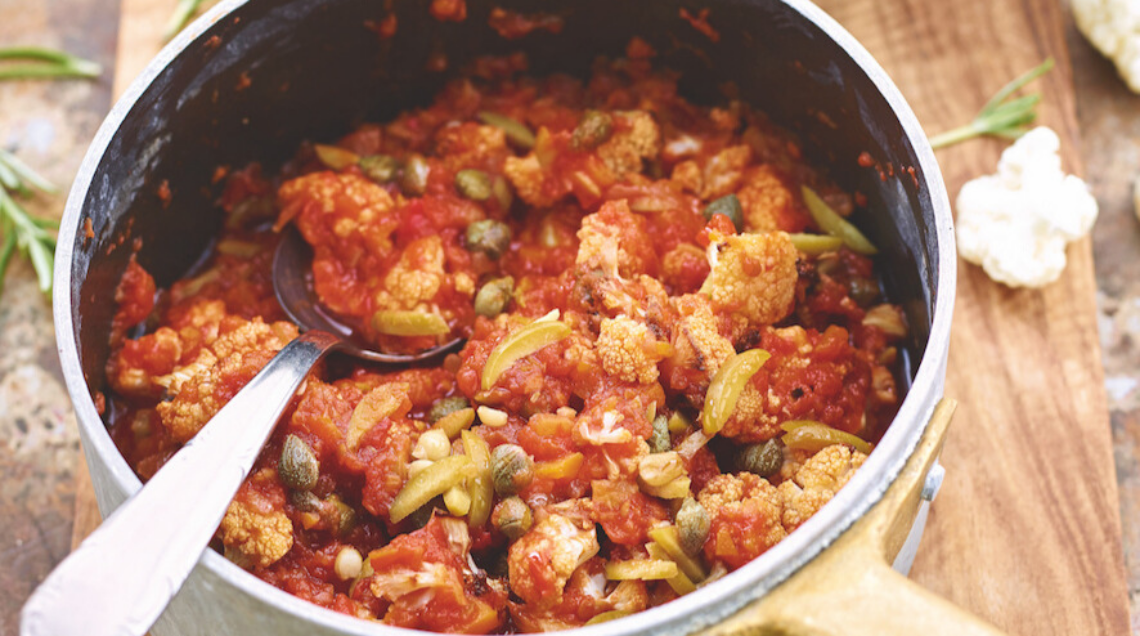 Ragù di cavolfiore arrostito