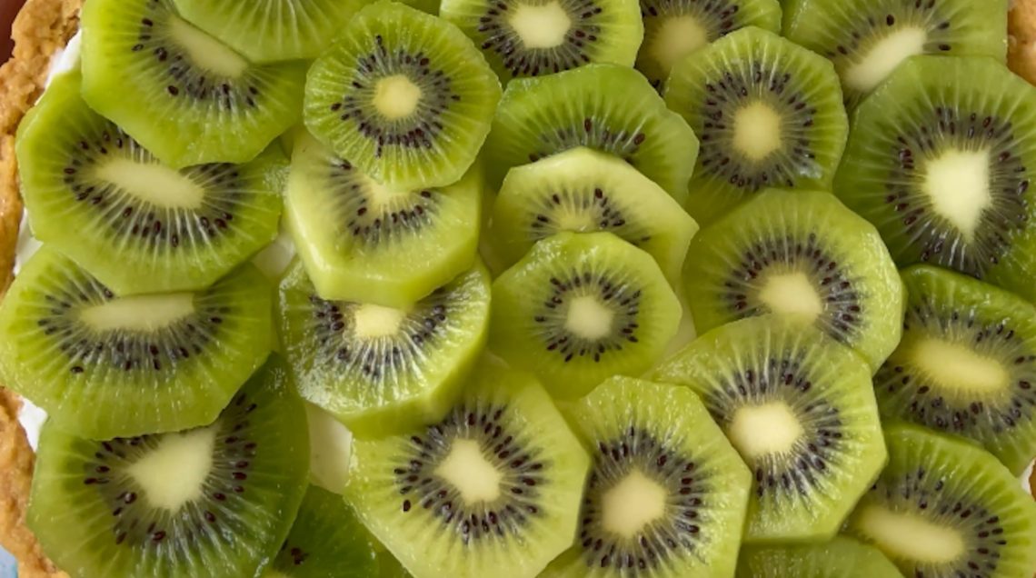 crostata mascarpone e kiwi