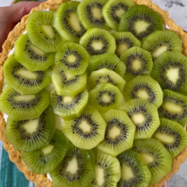 crostata mascarpone e kiwi