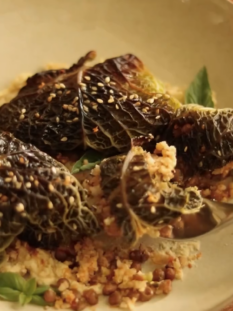 fagottini di miglio e lenticchie