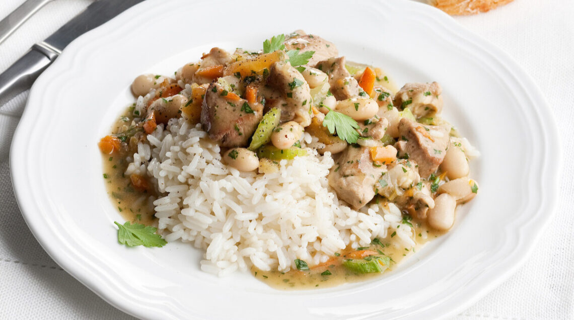 Spezzatino di agnello con i cannellini