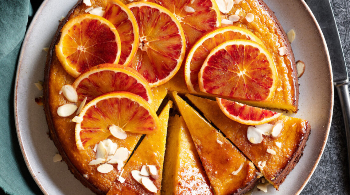 Torta di mandorle ai semi di finocchio e vaniglia