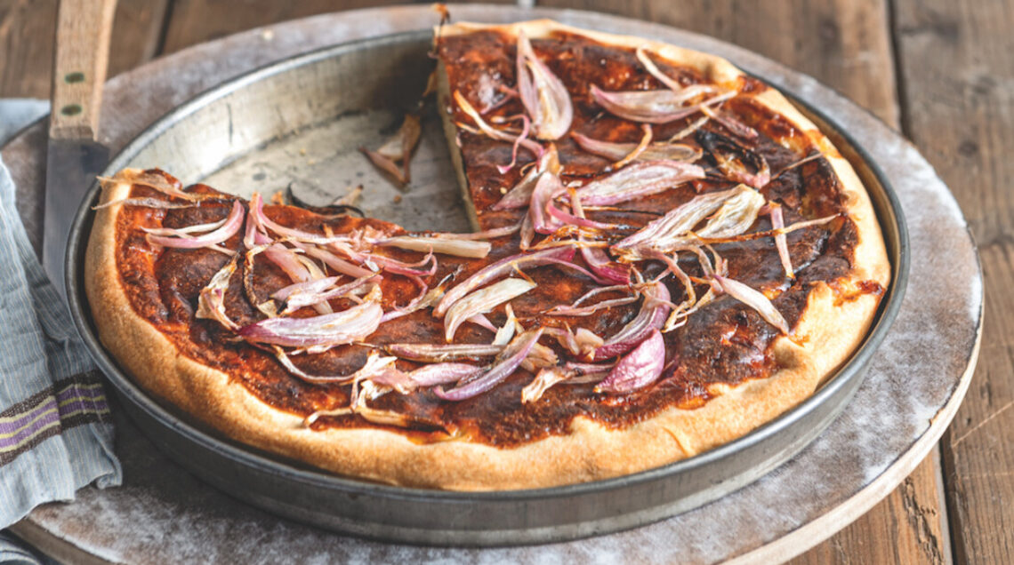 Torta di scalogni