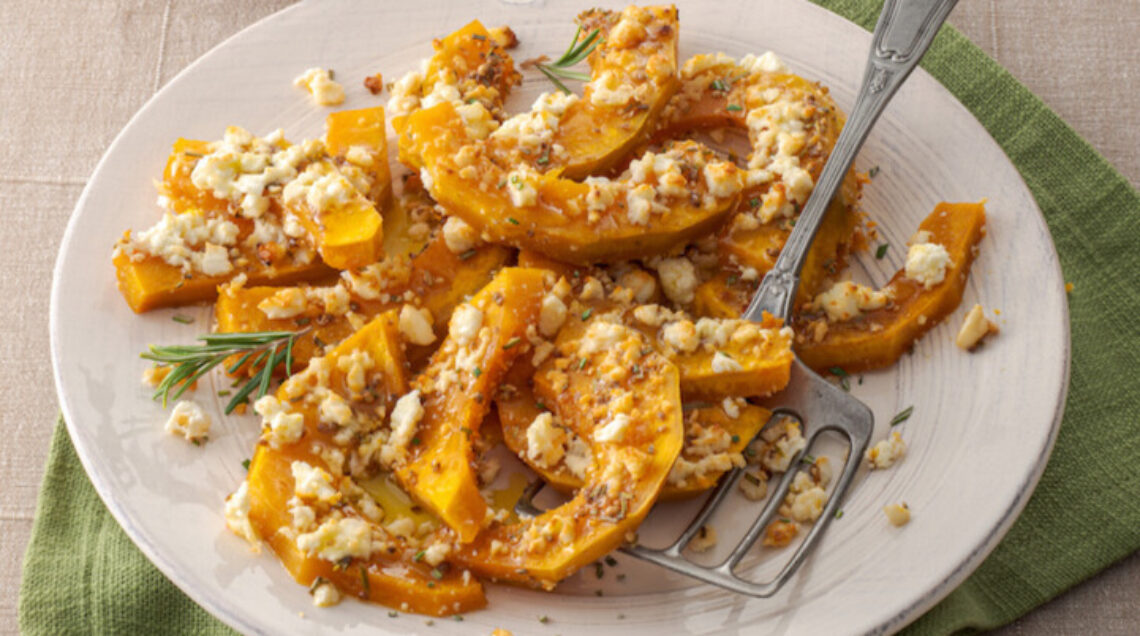 Zucca arrosto con feta