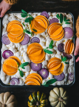Focaccia mille bolle alla zucca