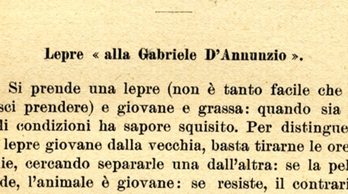 Lepre alla Gabriele D’Annunzio - Jarro (pseudonimo di Giulio Piccini)
