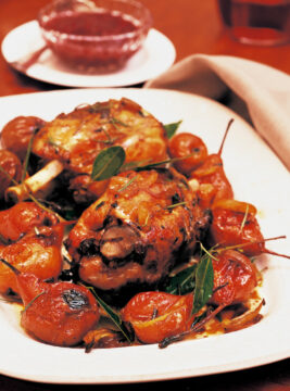 stinco di maiale con pere martine