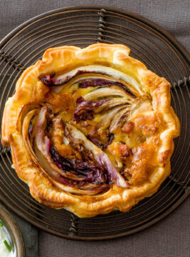 miniquiche radicchio e pancetta