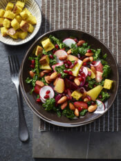 Barbabietole con cavolo nero e melagrana