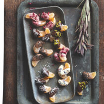 Spicchi di clementine guarniti