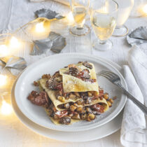 Lasagne ai topinambur patate e tartufo