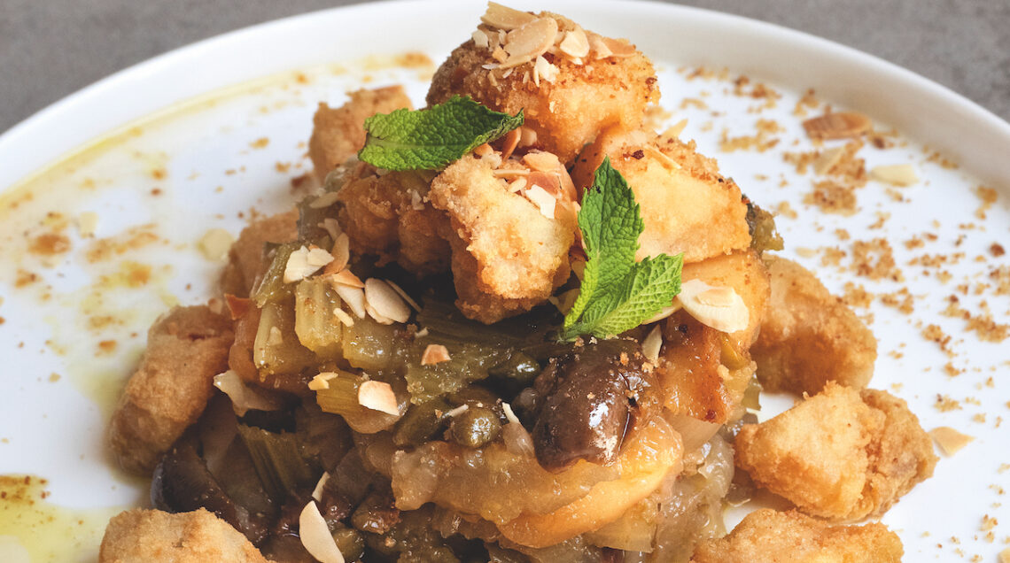 caponata di baccalà